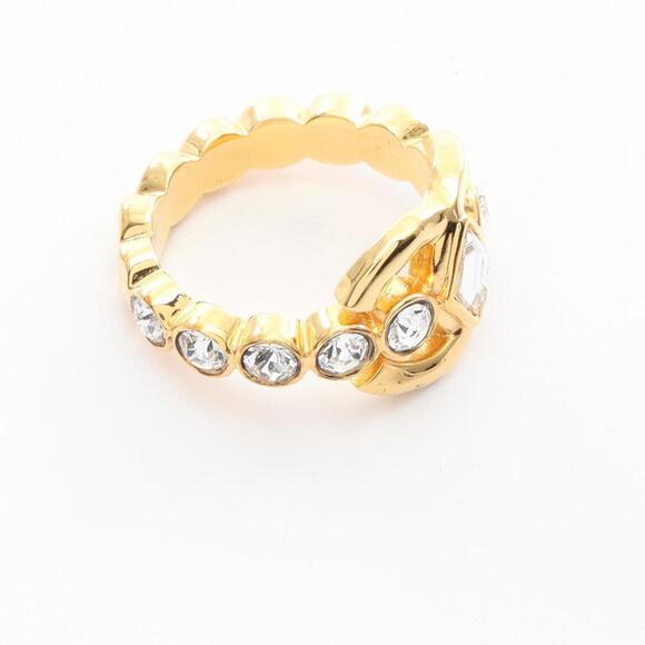 CHANEL Authentic White Logo Ring - Picture 6 of 6